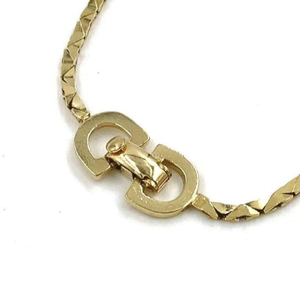 Christian Dior CD Logo Chain Bracelet Gold - Picture 2 of 6